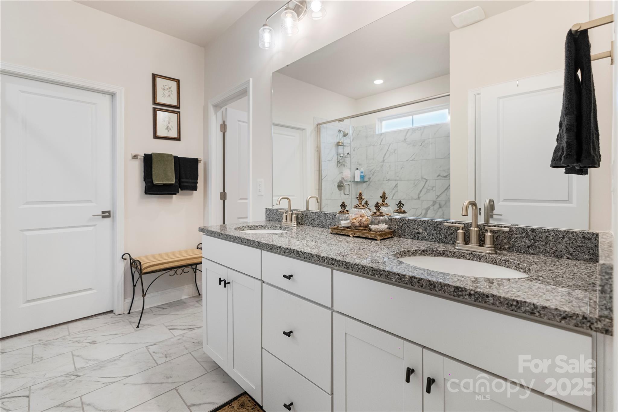 141 Rhuidean Court Troutman, NC 28166 - Photo 21 of 29 a bathroom with a sink and a mirror