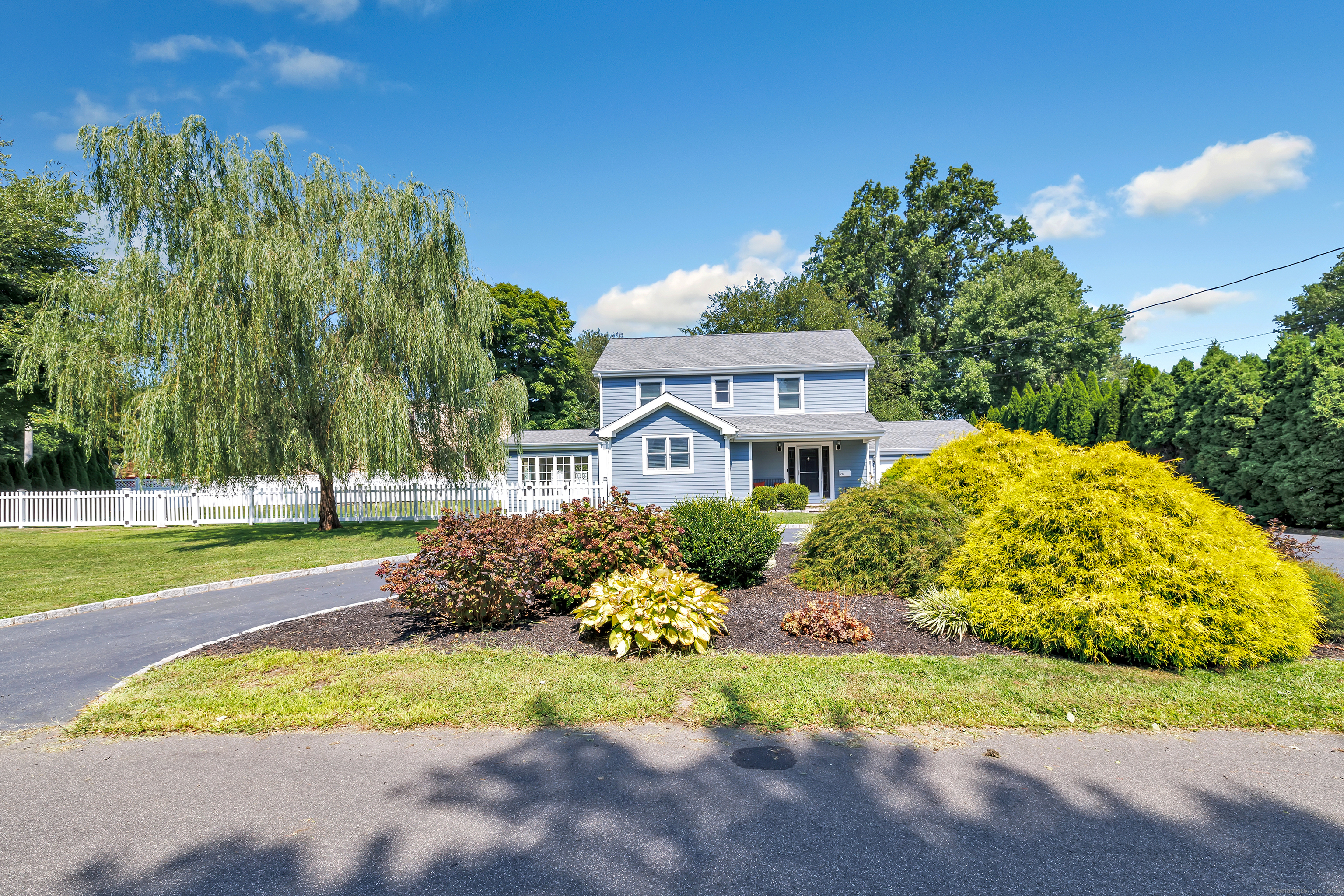 26 Bonheur Road Trumbull, CT 06611 - Photo 1 of 1 Welcome to this updated colonial in Trumbull Connecticut. This stunning property has a layout that is designed for modern living, offering a perfect setting for both entertaining and everyday family life.