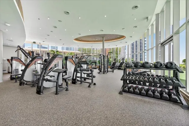 a view of a backyard with sitting area