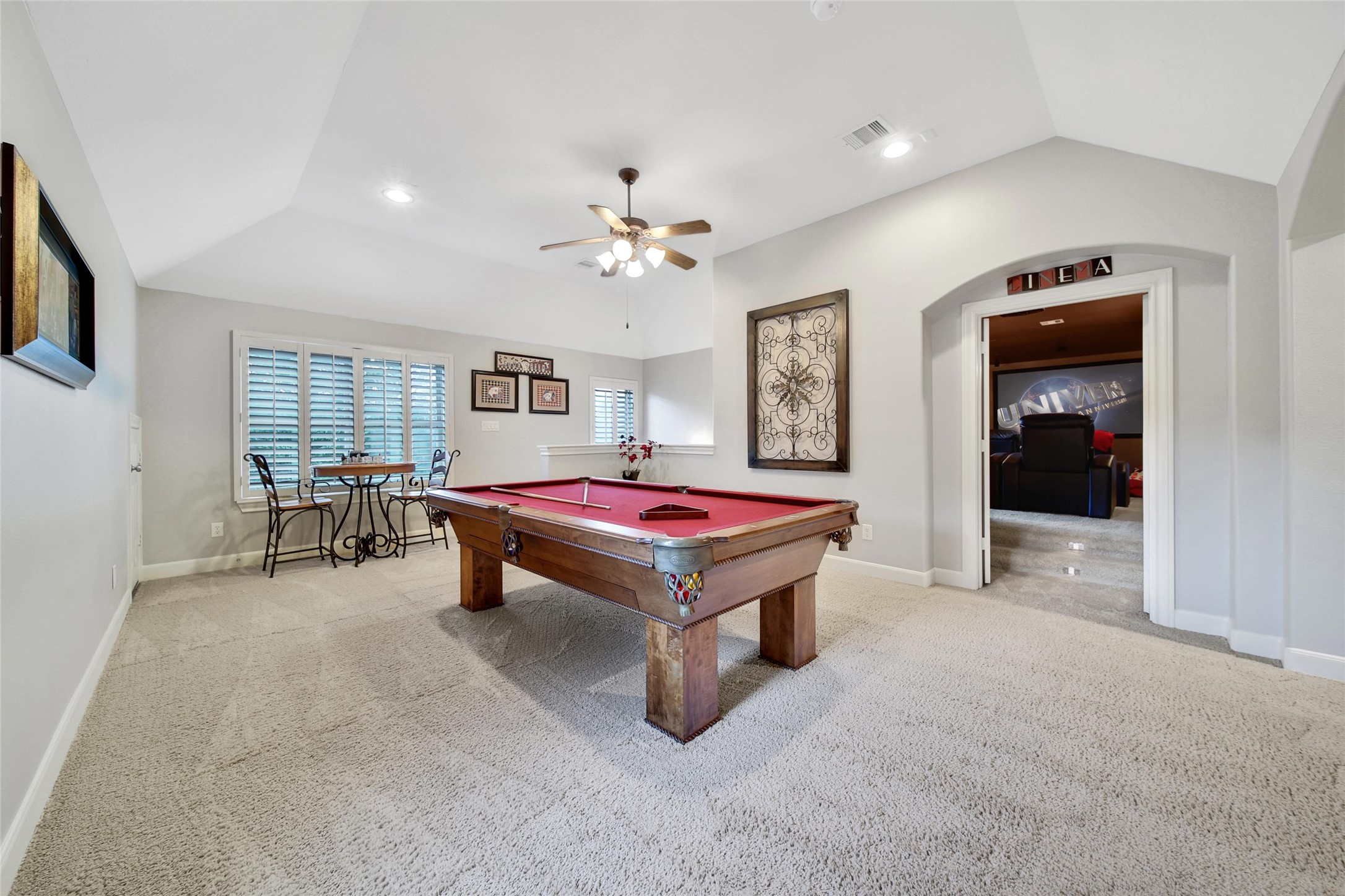 5902 Royal Hill Court Kingwood, TX 77345 - Photo 30 of 43 a room with pool table and windows