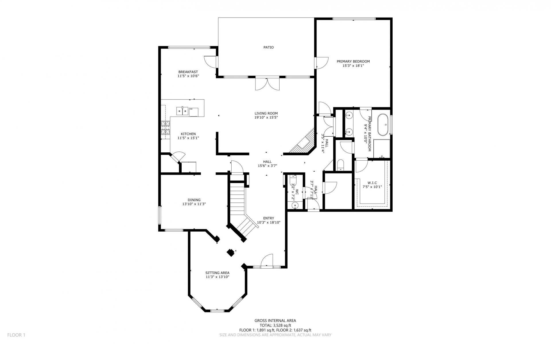 2003 Bathurst Court Spring Hill, TN 37174 - Photo 29 of 30 a picture of a floor plan