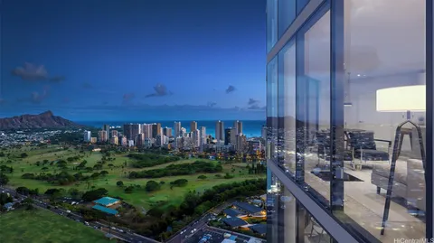 a view of a backyard with plants