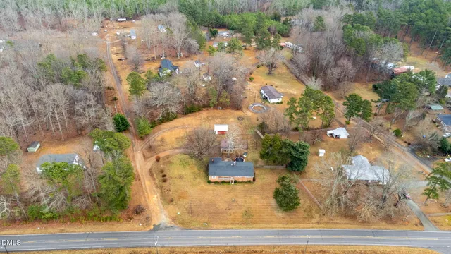 a view of a lake with a city