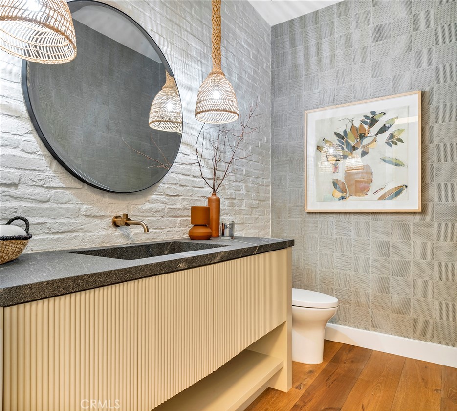 625 St James Road Newport Beach, CA 92663 - Photo 44 of 47 a bathroom with a sink and a mirror