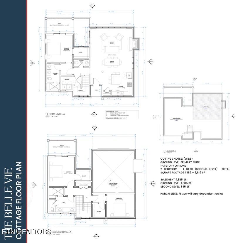 Lot 106 Sommet Ridge Tazewell, TN 37879 - Photo 9 of 9 Bellevie Floorplan