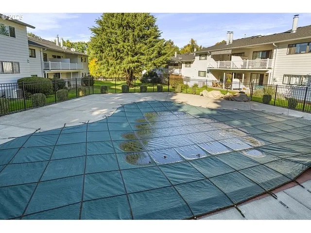a view of a street with buildings