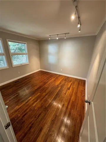 wooden floor in an empty room