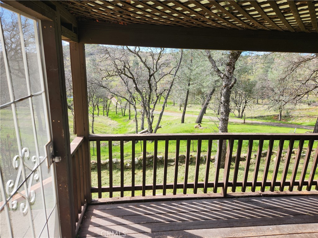 356 Chinese Wall Road Oroville, CA 95966 - Photo 8 of 30 a view of balcony with wooden floor