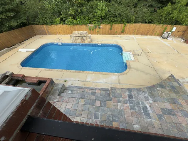 a view of outdoor space and seating