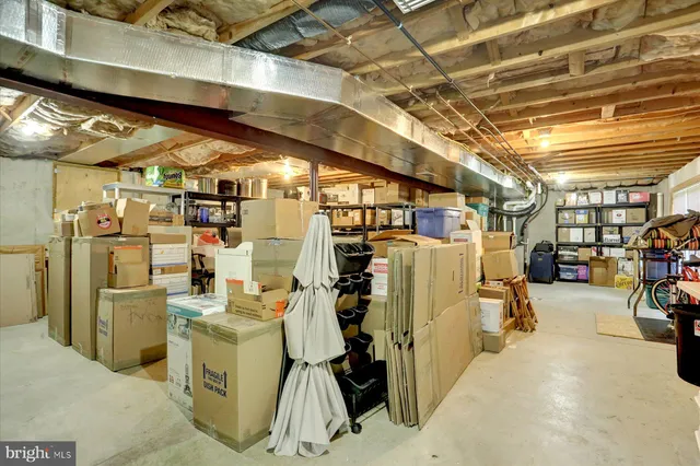 a view of storage and utility room