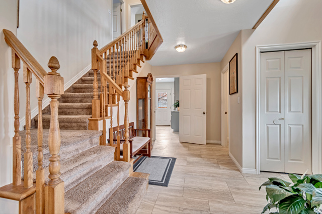 1697 North 500 West Mapleton, UT 84664 - Photo 14 of 50 Foyer entrance featuring stairway