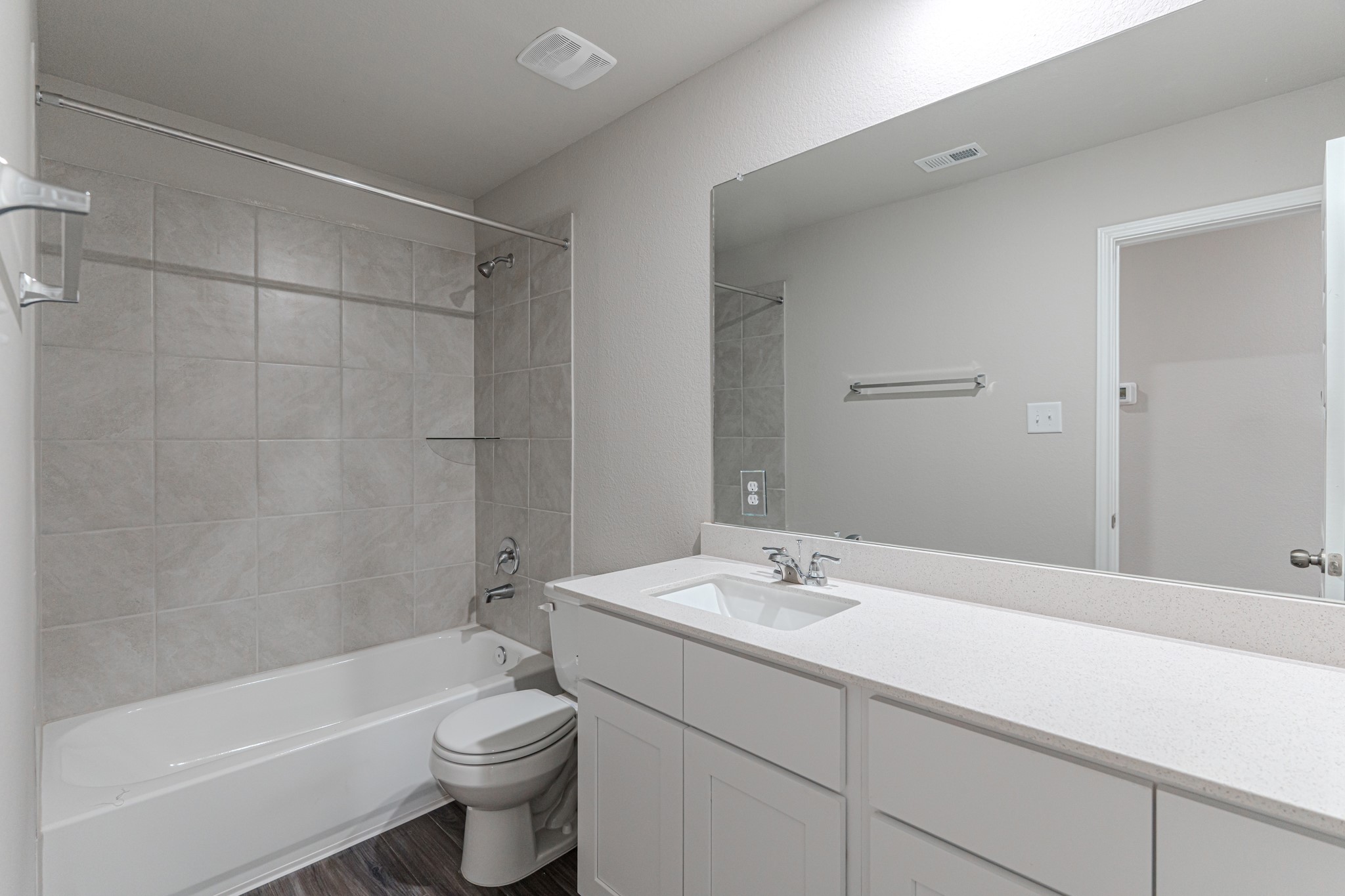 9219 Grace Rdg Drive Willis, TX 77318 - Photo 34 of 44 a bathroom with a sink a toilet and shower