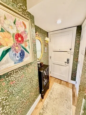 a bathroom with a tub and a shower