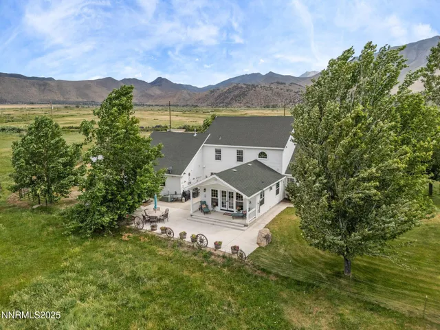 a view of a lake with a mountain in the background