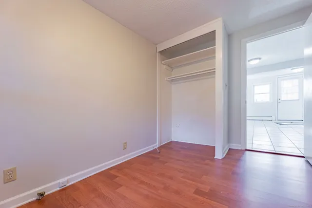 wooden floor in an empty room