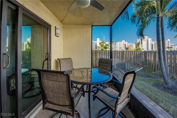 aerial view of a house with outdoor space