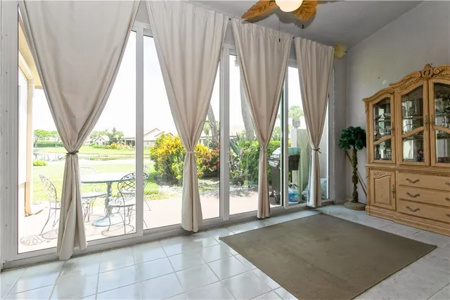 a view of front door