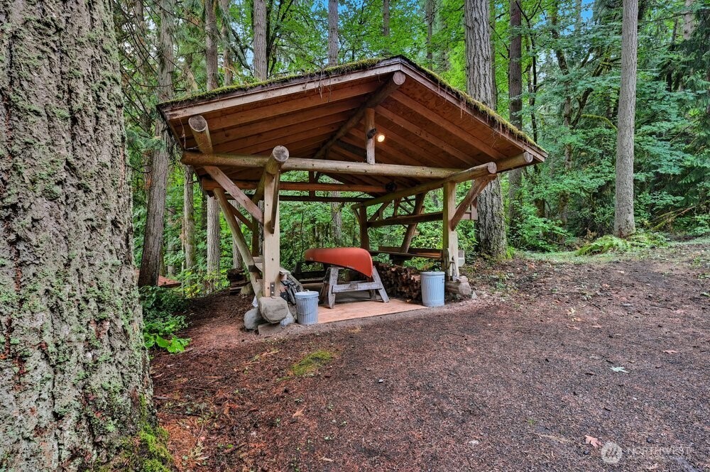 18013 West Snoqualmie Valley Road Northeast Duvall, WA 98019 - Photo 34 of 40 a view of sitting area in the forest