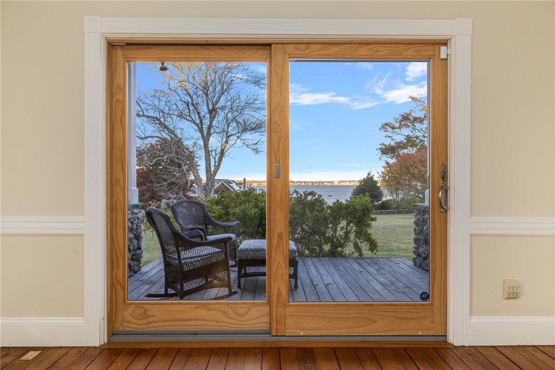 39 Walcott Avenue Jamestown, RI 02835 - Photo 13 of 46 While dining, look out to your porch and see the beautiful views.