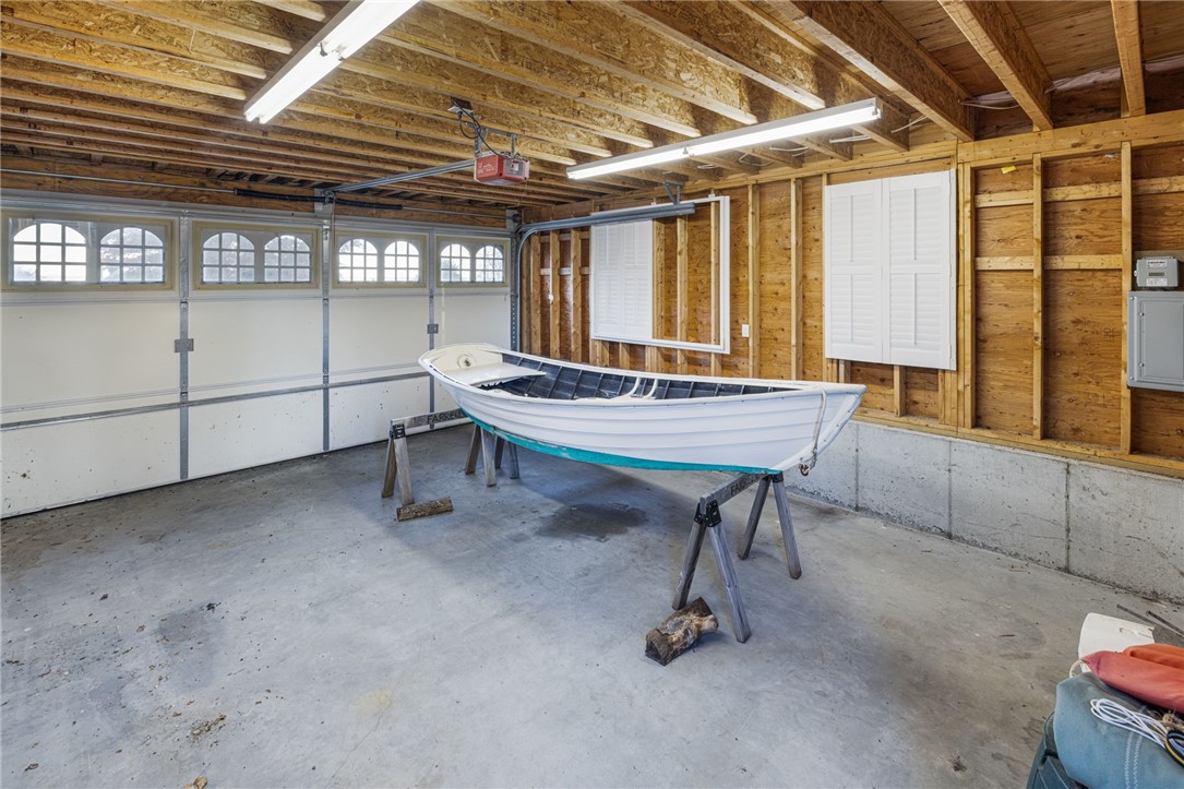 39 Walcott Avenue Jamestown, RI 02835 - Photo 37 of 46 Garage can hold 2 cars, or perhaps a boat!