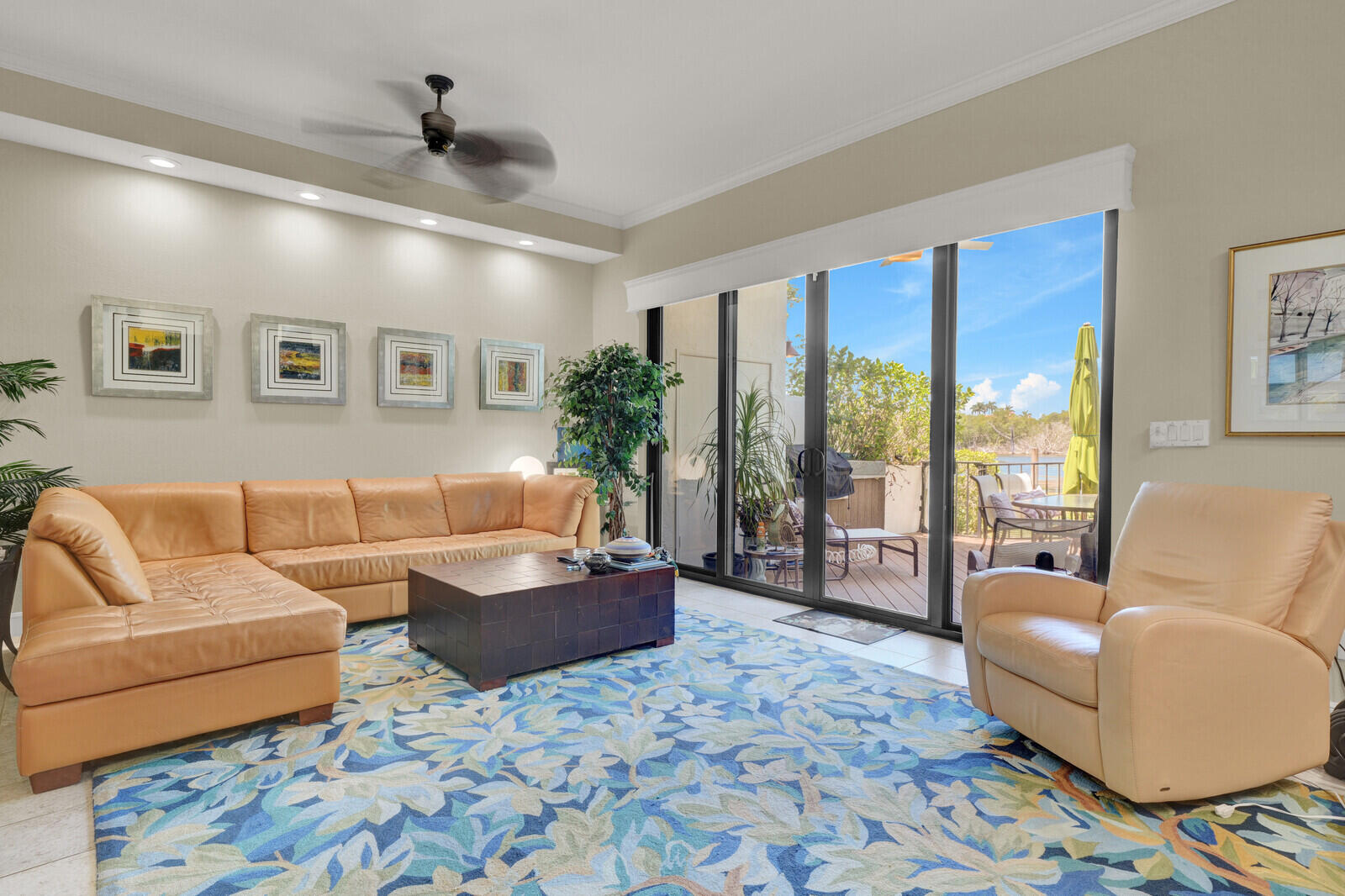 4501 North Ocean Boulevard, Unit TH04 Boca Raton, FL 33431 - Photo 73 of 86 SPRAWLING 1ST FLOOR FAMILY ROOM