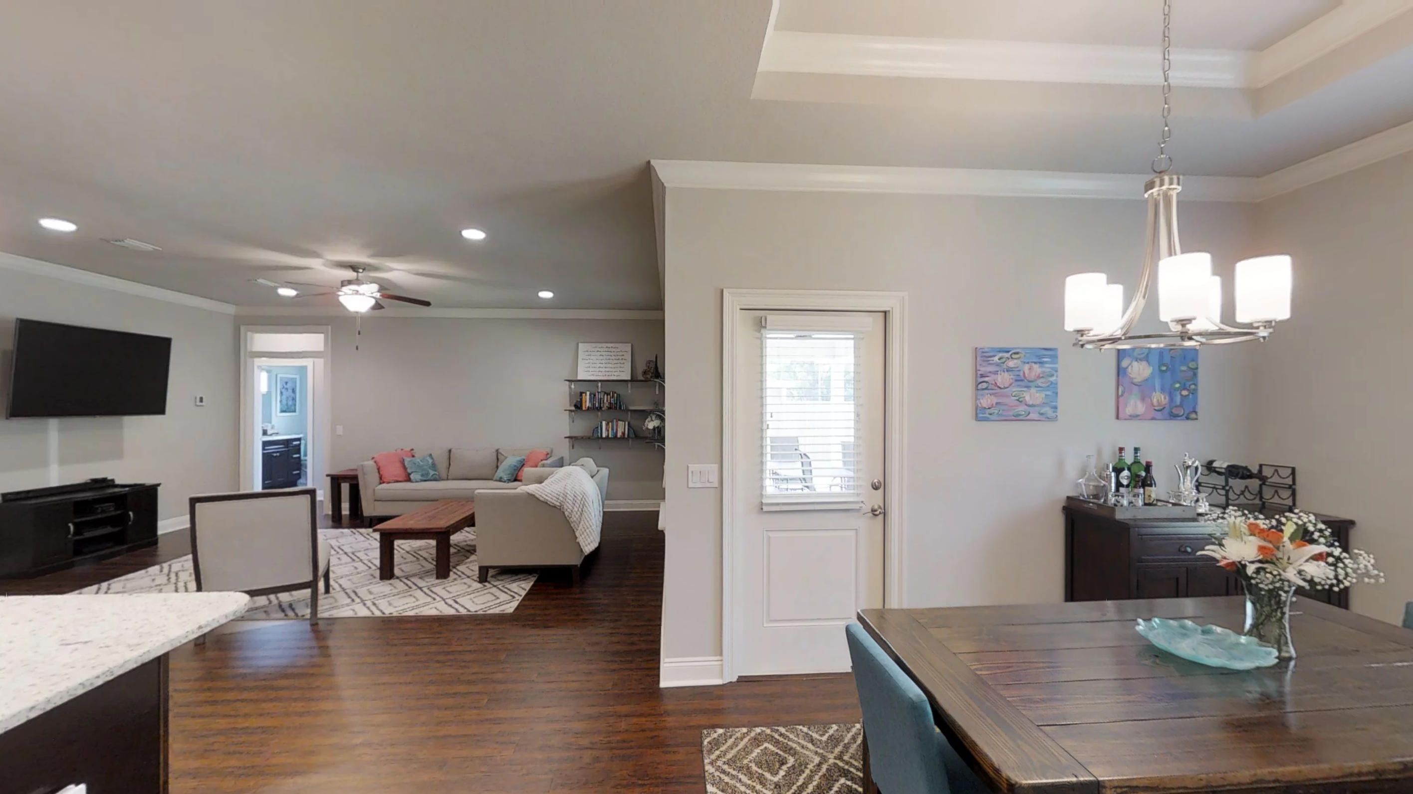 9247 Ridge Road Navarre, FL 32566 - Photo 7 of 24 Dining into Living Room