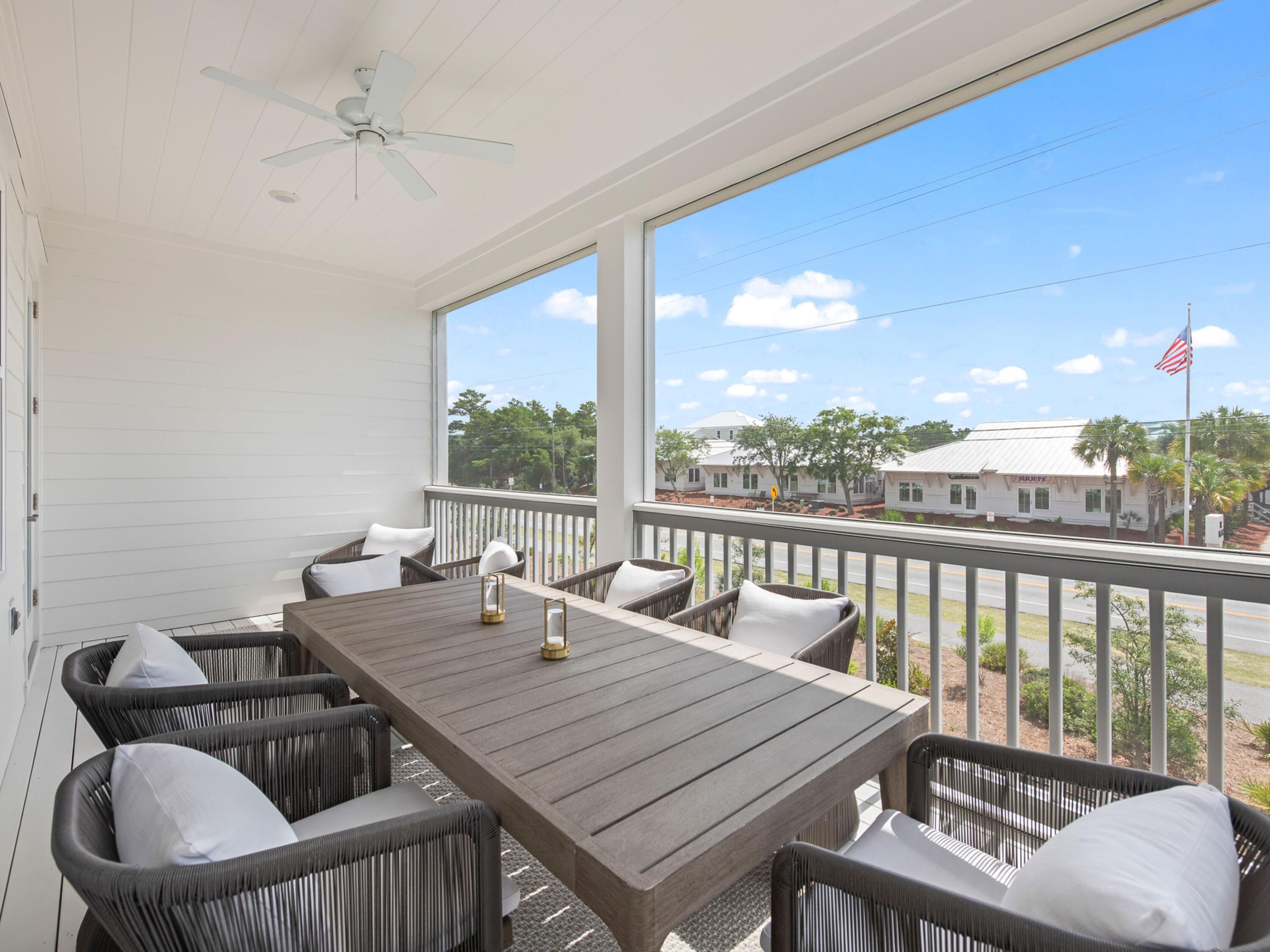125 Seaboard Lane Santa Rosa Beach, FL 32459 - Photo 13 of 49 a view of a dining room with furniture window and outside view