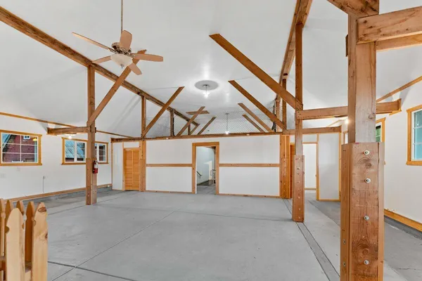 a view of an front door