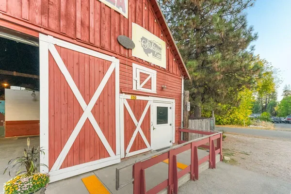 a view of outdoor space and barbecue grill