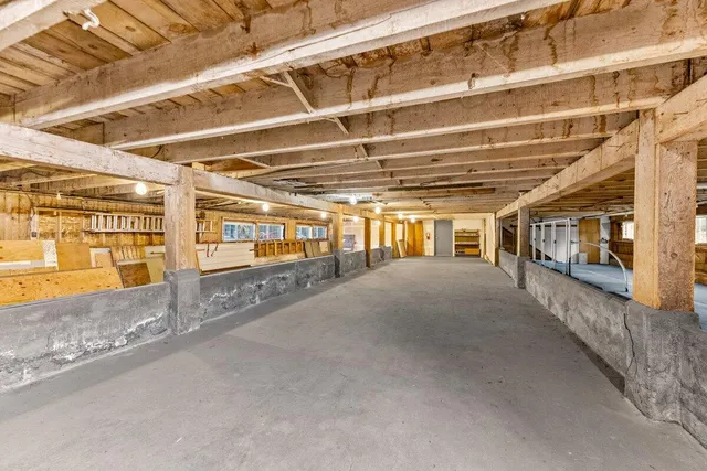 a view of a car garage