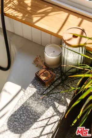 a view of balcony and yard with furniture