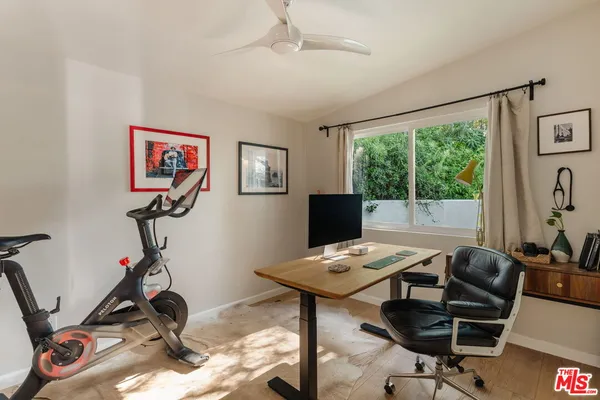 a view of outdoor space with seating