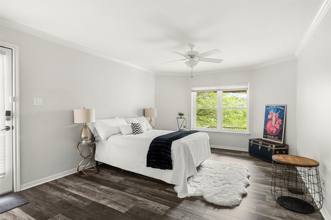 2807 Round Table Road Austin, TX 78746 - Photo 18 of 38 Lower level bedroom