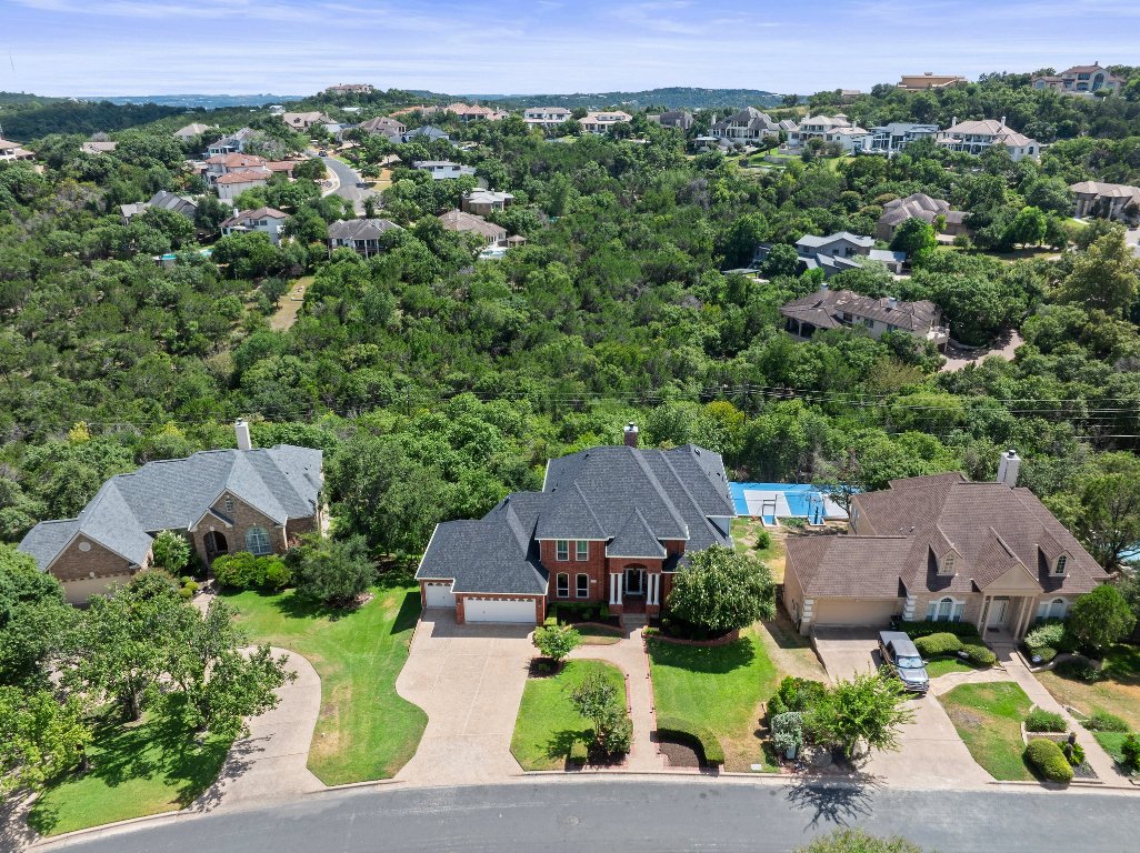 2807 Round Table Road Austin, TX 78746 - Photo 4 of 38 Aerial view of 2807 Round Table Rd. Easy access in and out of the neighborhood.