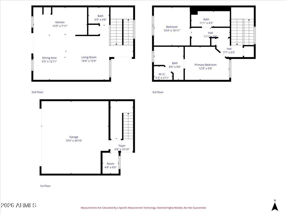 18250 North Cave Creek Road, Unit 190 Phoenix, AZ 85032 - Photo 40 of 40 01-Floor Plan