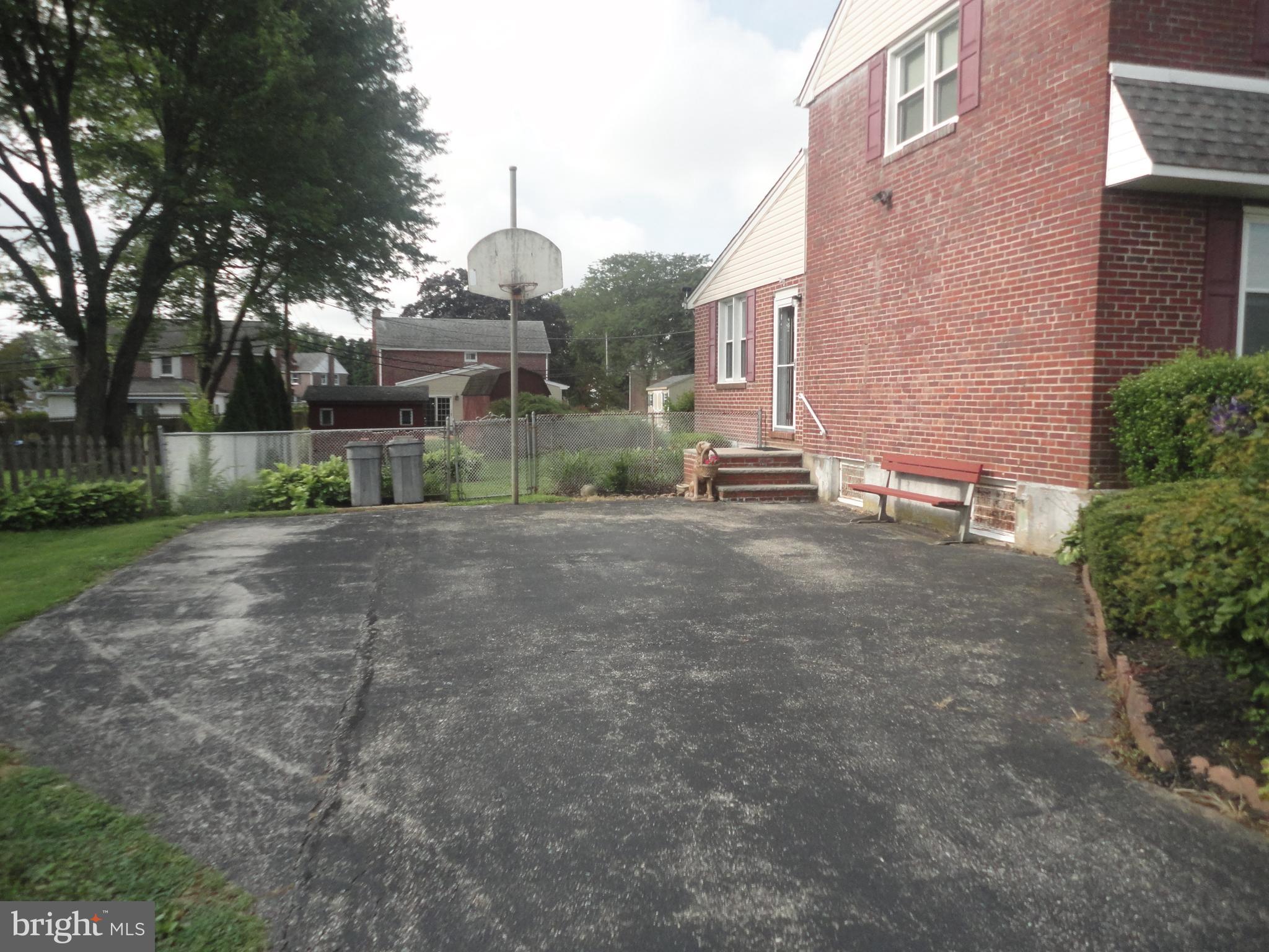 610 Hawarden Road Springfield, PA 19064 - Photo 33 of 38 Private Driveway expanded for 5 cars !