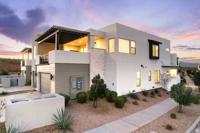5482 Alice Blue Place St. George, UT 84790 - Photo 2 of 35 End unit with upper patio, 2 car garage, 2 parking spaces, and adjacent to street parking