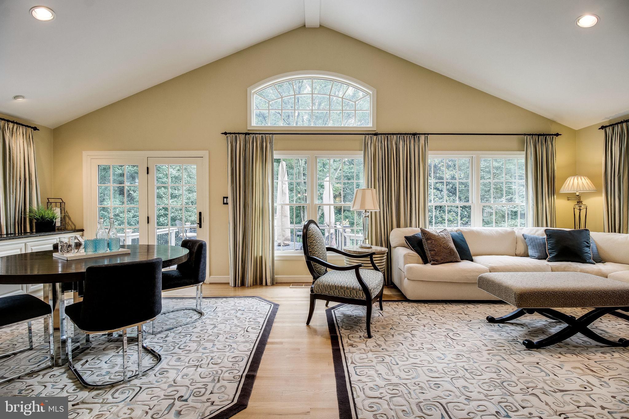 7323 Churchill Road McLean, VA 22101 - Photo 17 of 47 Living Room with cathedral ceiling