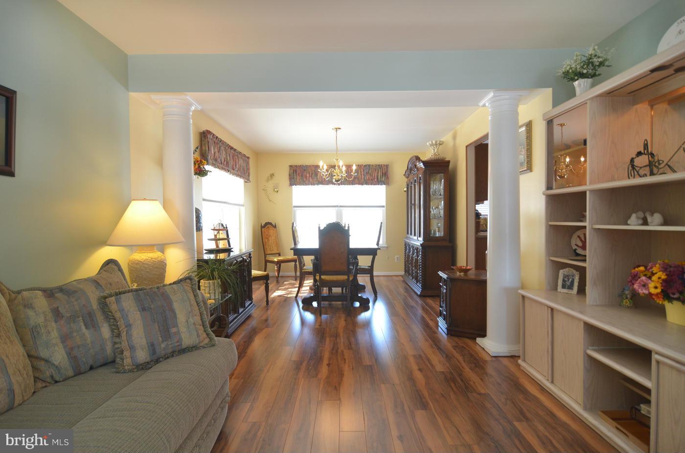 9600 Linden Wood Road Manassas, VA 20110 - Photo 8 of 30 Living/Dining Room View w/ New Flooring