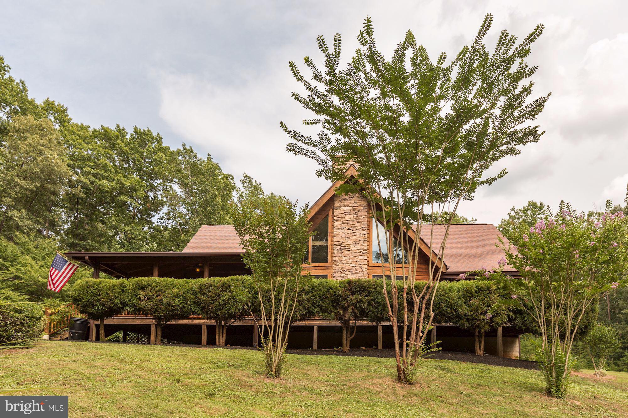 2169 Beaver Dam Road Midland, VA 22728 - Photo 1 of 71 GORGEOUS LOG CABIN on 19.74 ACRES!