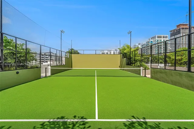 a view of a tennis court