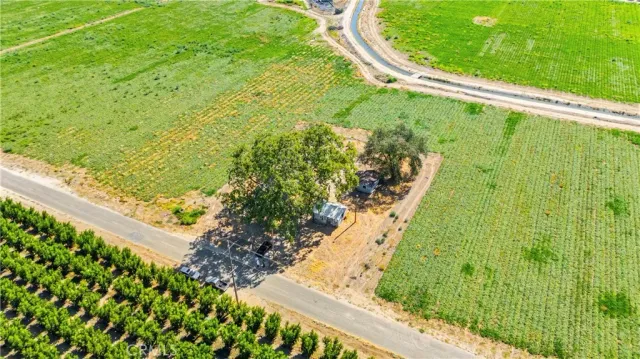 a view of a lake with a big yard