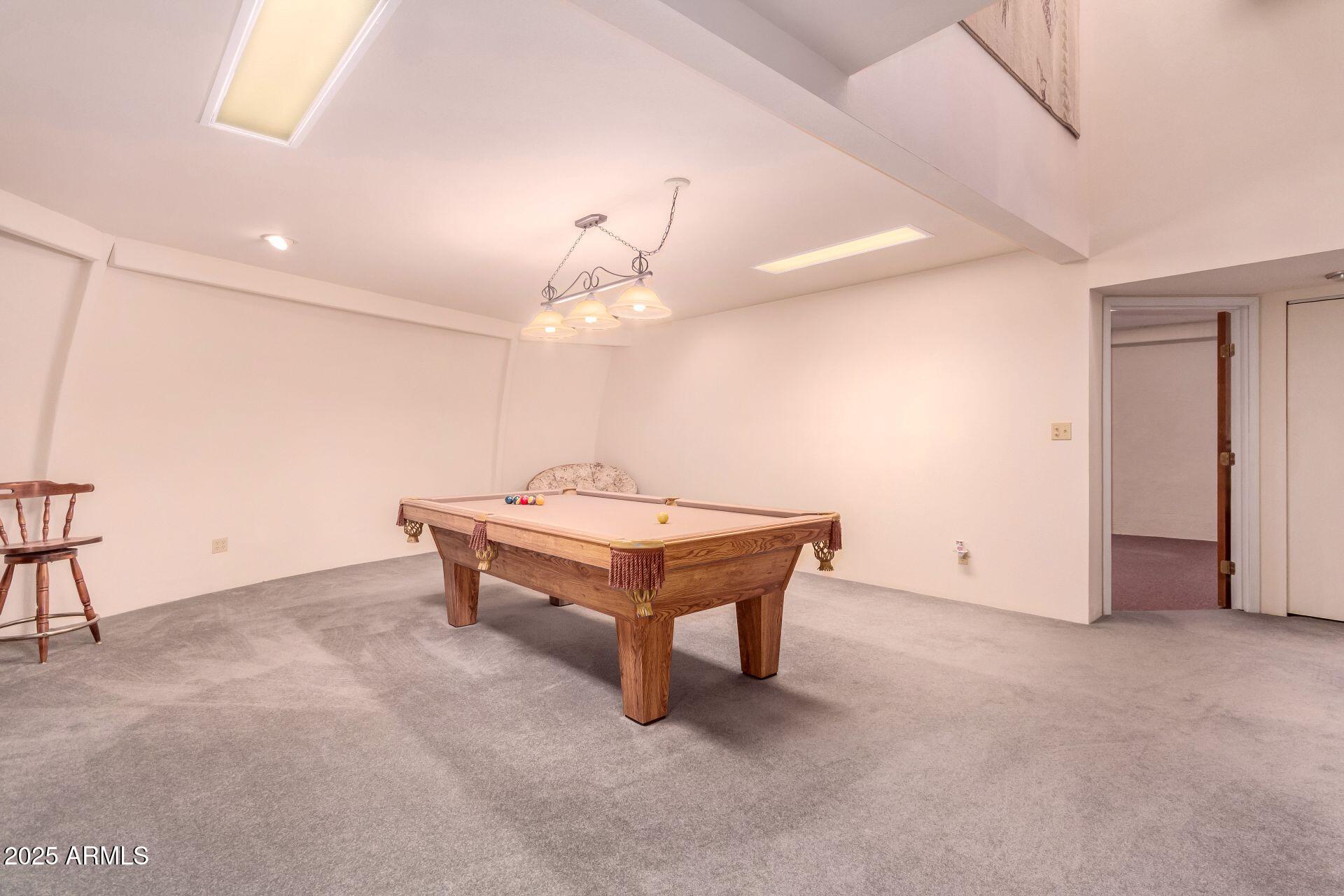 412 West Joy Ranch Road Phoenix, AZ 85086 - Photo 47 of 71 a room with pool table and chandelier