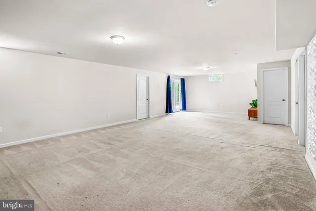 a view of an empty room