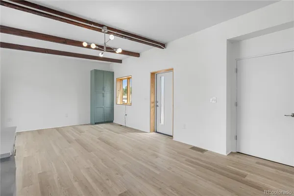 a view of an empty room