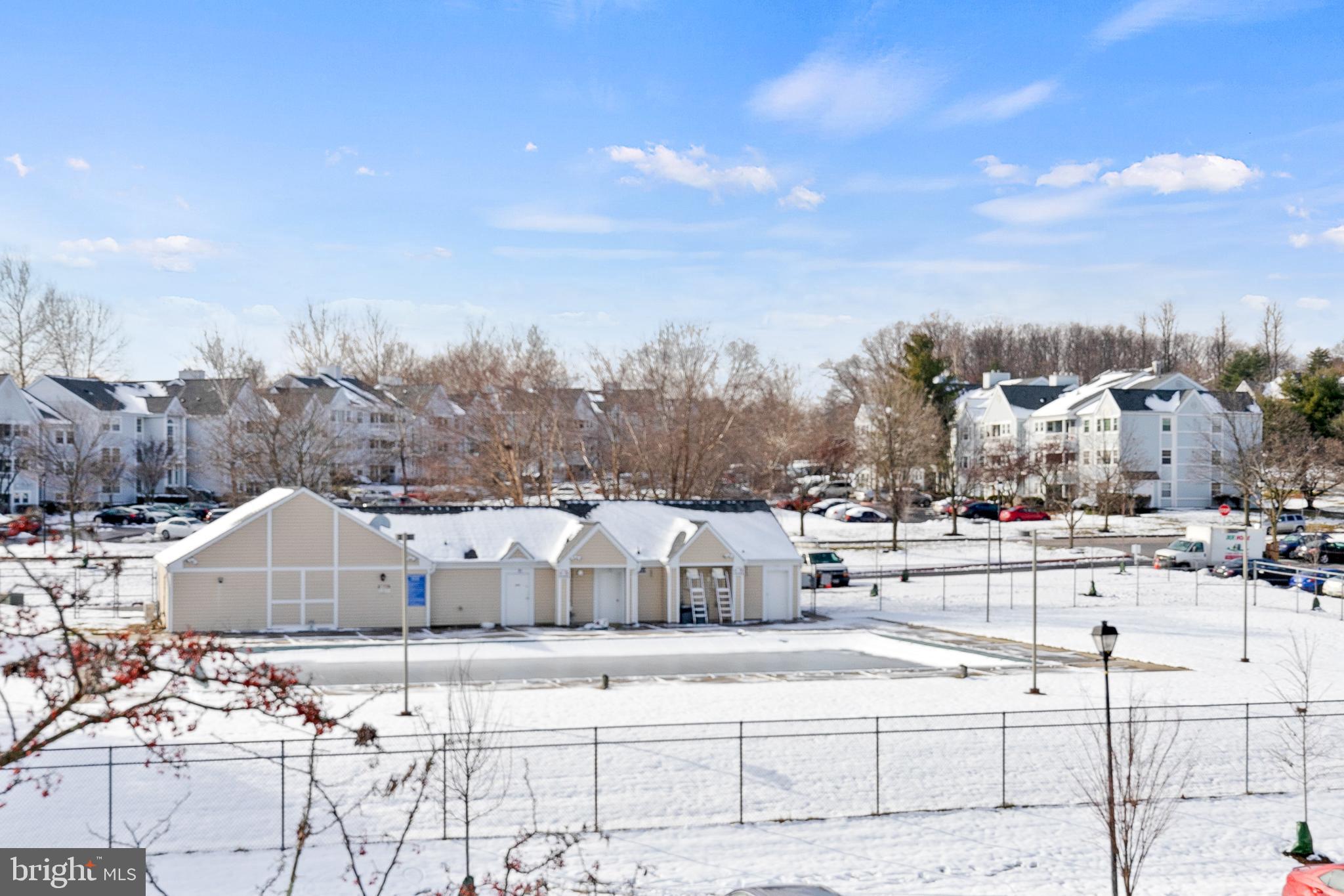 8513 Falls Run Road, Unit L Ellicott City, MD 21043 - Photo 15 of 28 View from Balcony (Community Pool)