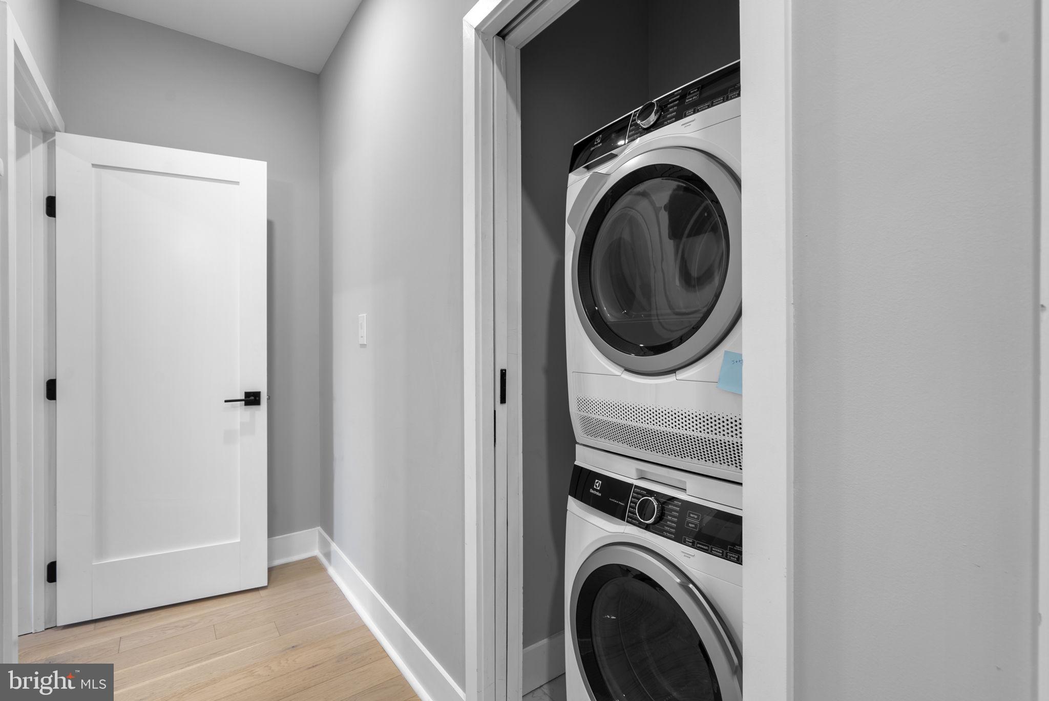 3572 13th Street Northwest, Unit 2 Washington, DC 20010 - Photo 27 of 36 a utility room with dryer and washer