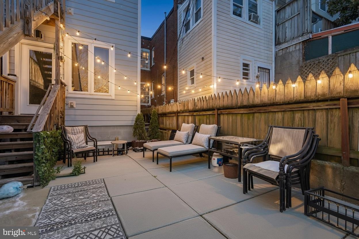 3572 13th Street Northwest, Unit 2 Washington, DC 20010 - Photo 31 of 36 a view of a patio with couple of chairs