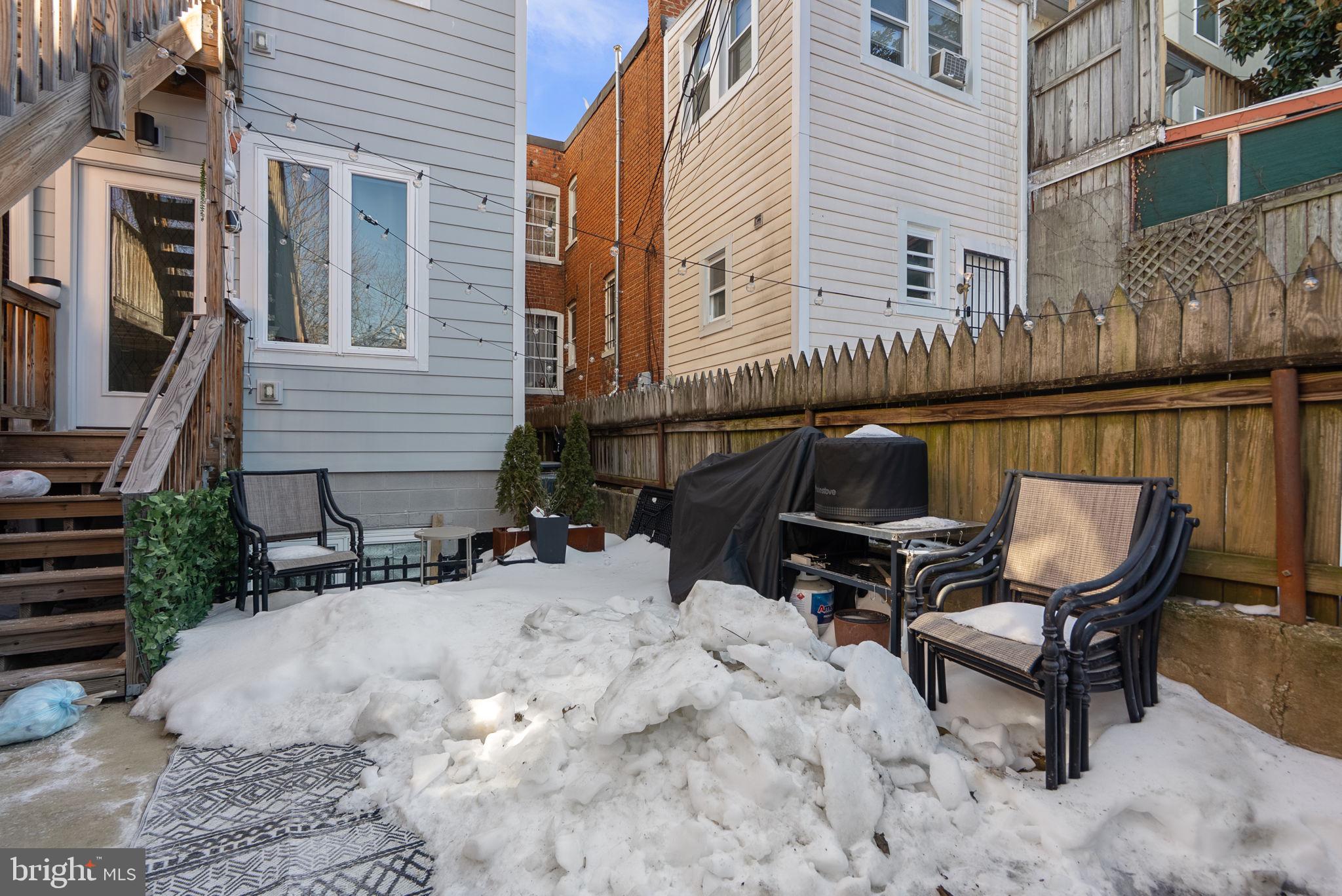 3572 13th Street Northwest, Unit 2 Washington, DC 20010 - Photo 32 of 36 a view of backyard with outdoor seating