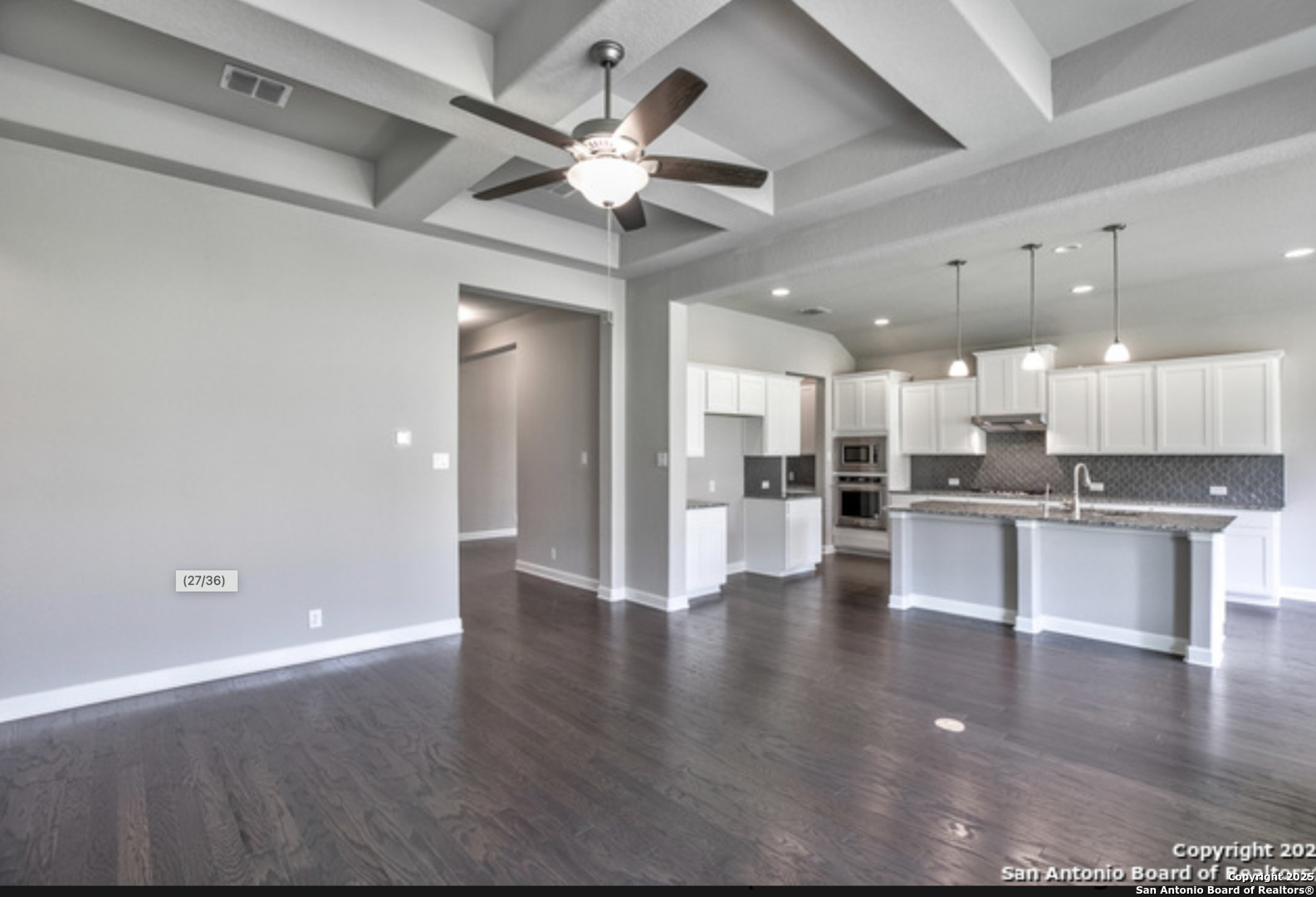 622 Singing Creek Spring Branch, TX 78070 - Photo 24 of 32 a view of kitchen with refrigerator and window